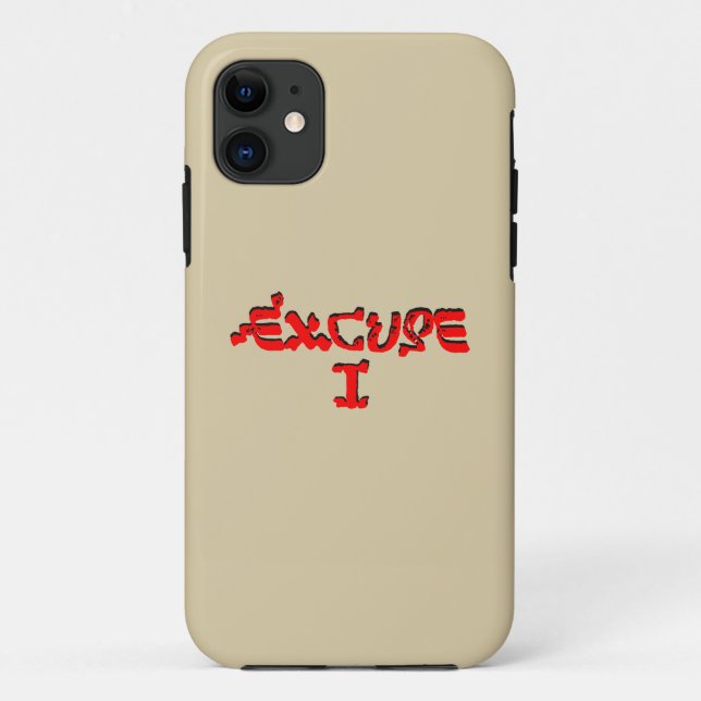 Capa Para iPhone Da Case-Mate Desculpa mim (Verso)
