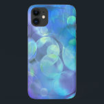 Capa Para iPhone Da Case-Mate Design abstrato surreal<br><div class="desc">Um fractal eetéreo legal. Muitos círculos,  bolhas e espirais em cores variadas de azuis legal gelados,  verdes de menta macia e várias tonalidades de roxo. Este design abstrato surreal,  composto de cores misturadoras giratórias cria uma mistura de cor e movimento suave e brilhante.</div>