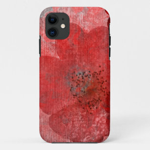 Capa Para iPhone Da Case-Mate Design de Arte Gráfica Digital Grunge Cinza Verme