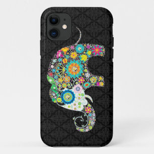 Capa Para iPhone Da Case-Mate Design de Elefante de Flor Colorido