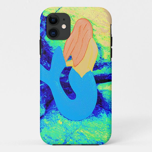 Capa Para iPhone Da Case-Mate design de sereia (Verso)