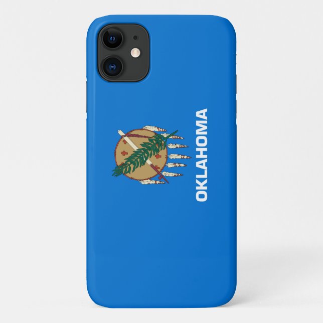 Capa Para iPhone Da Case-Mate Design de Sinalizador do Estado de Oklahoma (Verso)