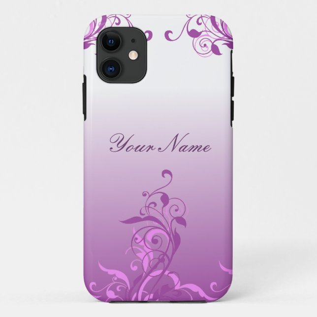 Capa Para iPhone Da Case-Mate Design floral elegante (Verso)