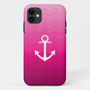Capa Para iPhone Da Case-Mate Design náutico do teste padrão da âncora ondula
