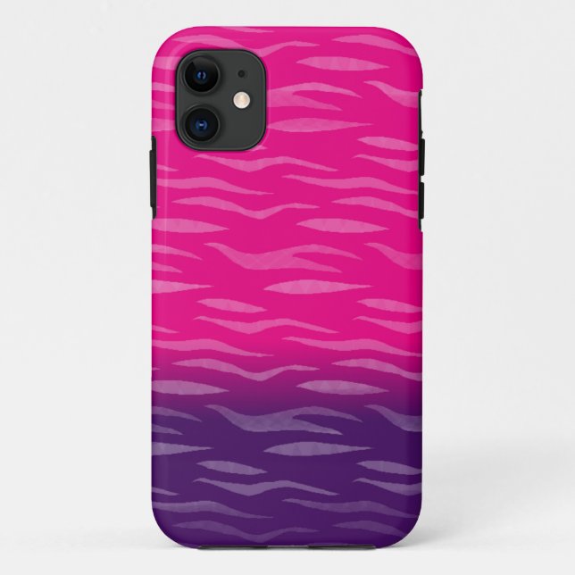Capa Para iPhone Da Case-Mate Design rosa e roxo personalizados (Verso)