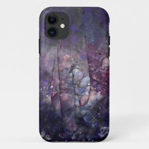 Capa Para iPhone Da Case-Mate Deterioração roxa abstrata bonito do olmo