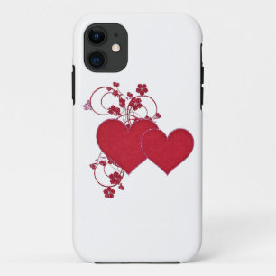 Capa Para iPhone Da Case-Mate Dia de os namorados Design de de Dois Corações Ver