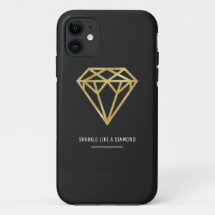 Capa Para iPhone Da Case-Mate Diamante Dourado