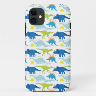 Capa Para iPhone Da Case-Mate Dinosuar projeta presentes azuis e verdes de Dino