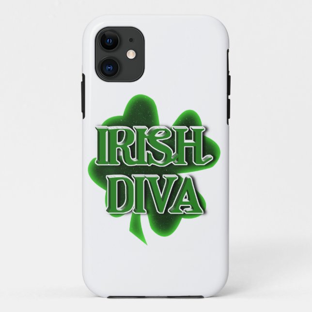 Capa Para iPhone Da Case-Mate Diva Irlandesa do Dia de Patrick (Verso)