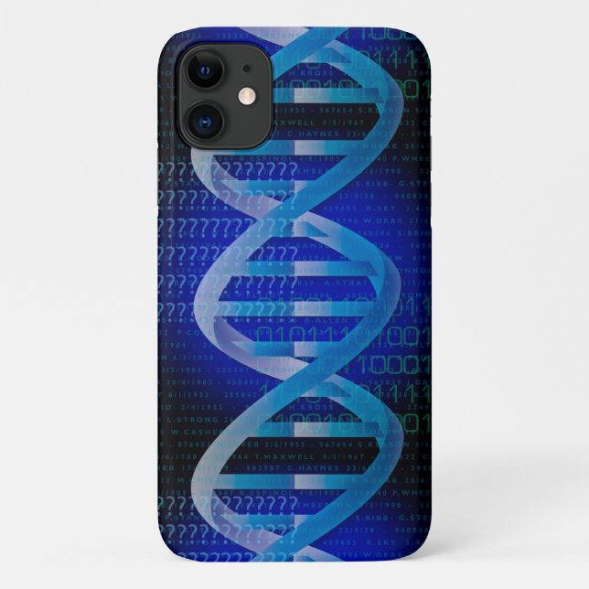 Capa Para iPhone Da Case-Mate DNA ID Blue Science (Verso)