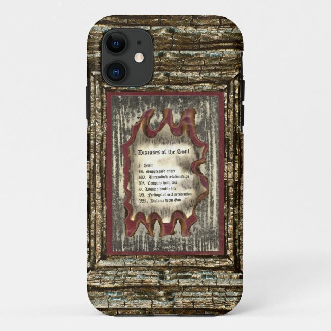 Capa Para iPhone Da Case-Mate Doenças da Alma (Verso)