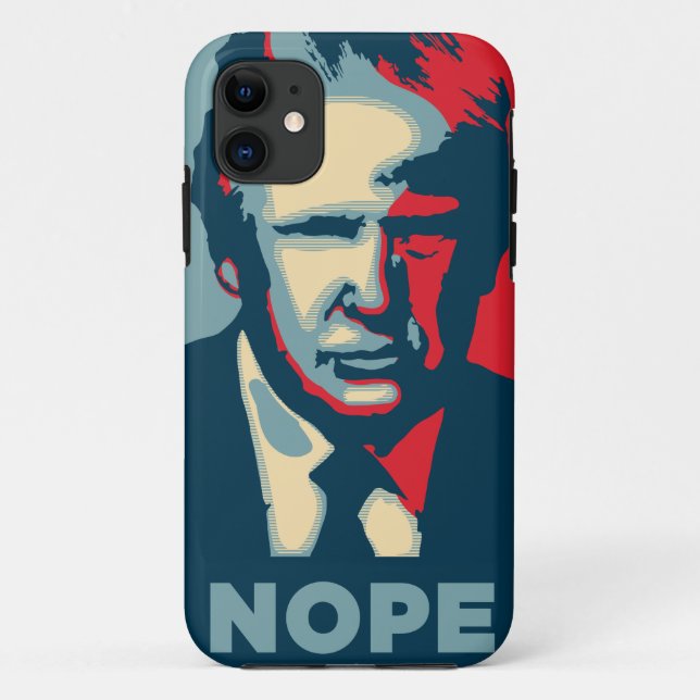 Capa Para iPhone Da Case-Mate donald trump nope (Verso)