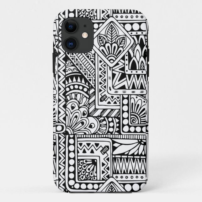 Capa Para iPhone Da Case-Mate Doodle étnico (Verso)