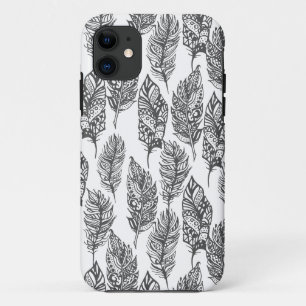 Capa Para iPhone Da Case-Mate Doodle macio das penas