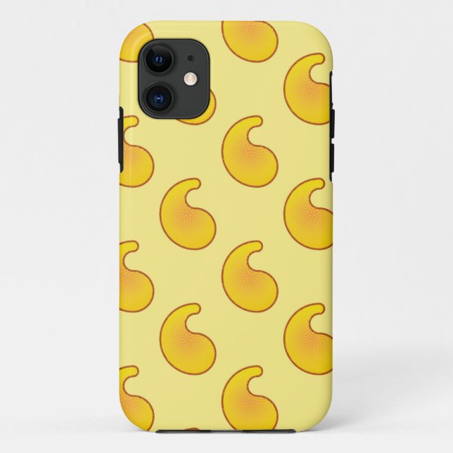 Capa Para iPhone Da Case-Mate Dourado e amarelo-banana (Verso)