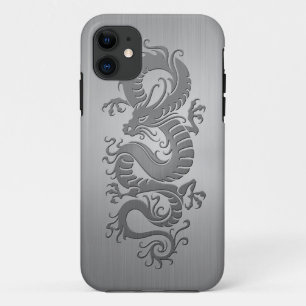 Capa Para iPhone Da Case-Mate Dragão chinês, efeito de aço inoxidável