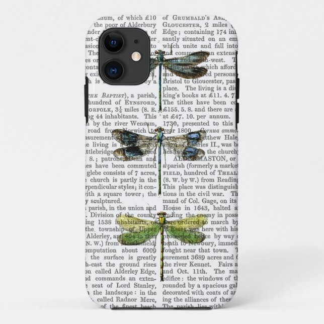 Capa Para iPhone Da Case-Mate Dragonflies Impressão 3 (Verso)