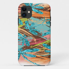 Capa Para iPhone Da Case-Mate Dragonfly Turquoise Splash