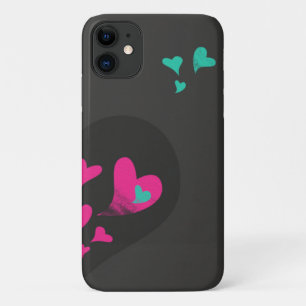 Capa Para iPhone Da Case-Mate Duas metades fazem um Casal Coração Correspondente