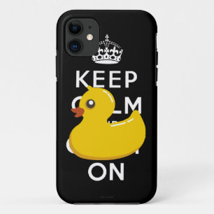 Capa Para iPhone Da Case-Mate Duckie de borracha mantem a calma e continua o