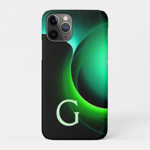 Capa Para iPhone Da Case-Mate ECLIPSE MONOGRAMA Verde vibrante preto