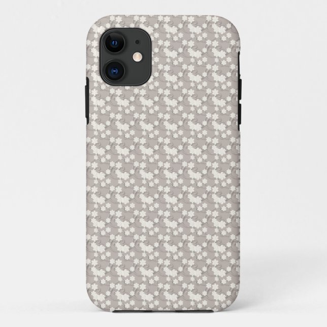 Capa Para iPhone Da Case-Mate Ecru Floral (Verso)