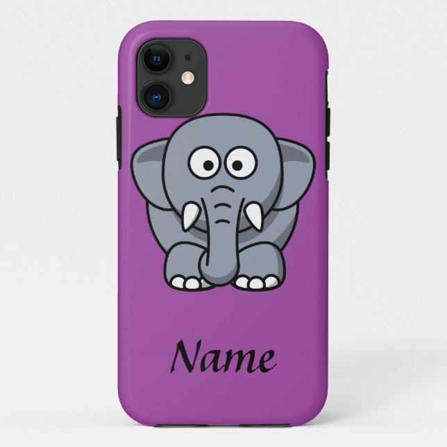 Capa Para iPhone Da Case-Mate Elefante personalizado dos desenhos animados (Verso)
