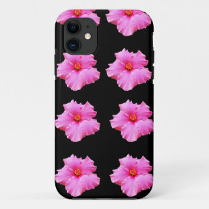Capa Para iPhone Da Case-Mate "Elegância Floral: Blooms de Hibiscus Rosa em Pret