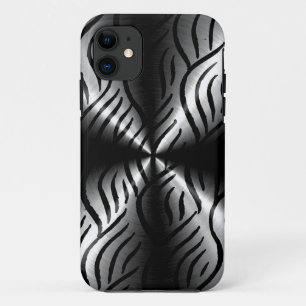 Capa Para iPhone Da Case-Mate Elementos de aço inoxidável de prata do metal