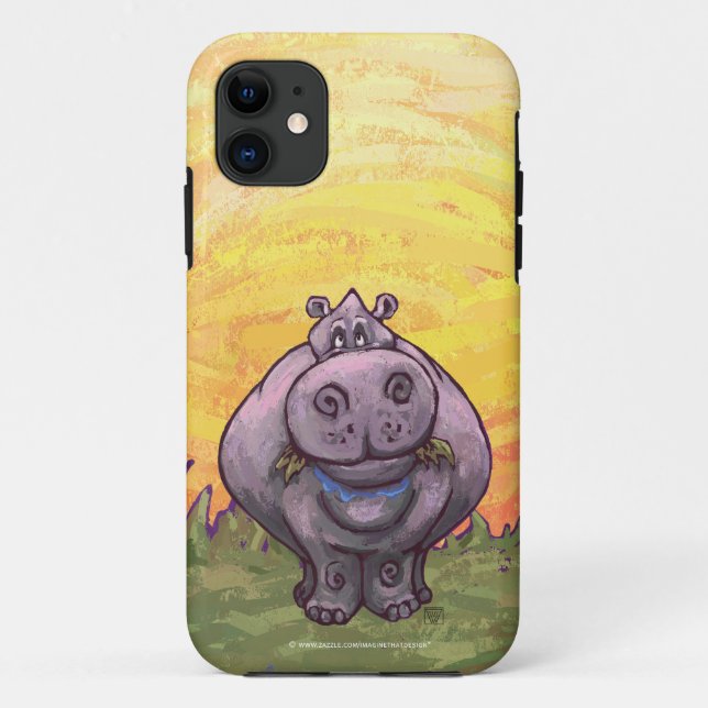Capa Para iPhone Da Case-Mate Eletrônicos Hippopotamus (Verso)