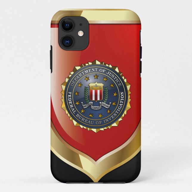 Capa Para iPhone Da Case-Mate Emblema do FBI (Verso)