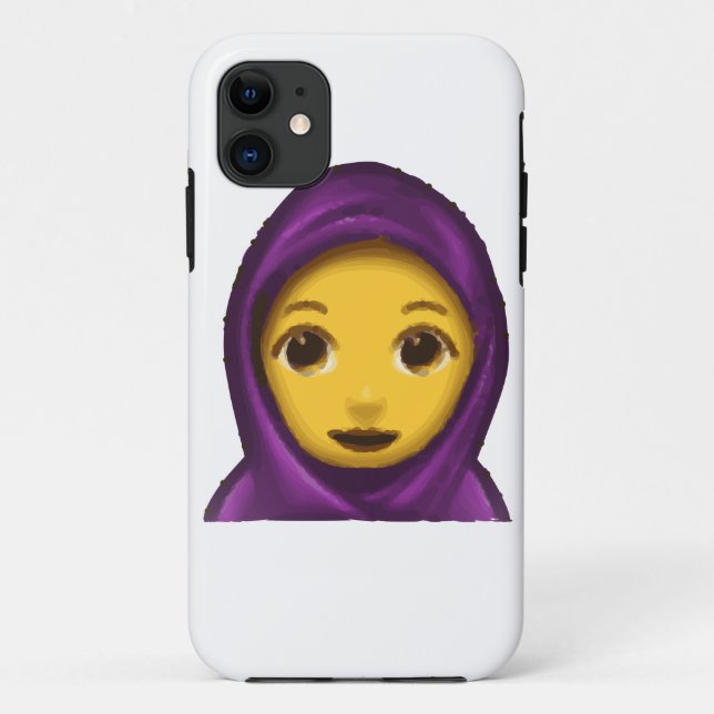 Capa Para iPhone Da Case-Mate emoji hajib (Verso)