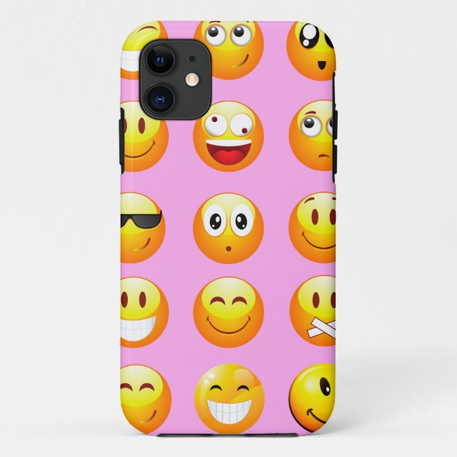 Capa Para iPhone Da Case-Mate emoji rosa pastel (Verso)