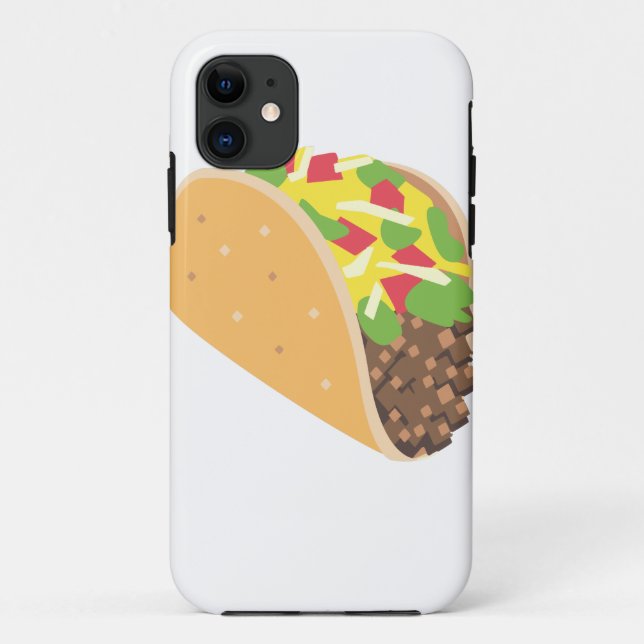 Capa Para iPhone Da Case-Mate emoji taco (Verso)