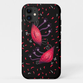 Capa Para iPhone Da Case-Mate Engraçado Vermelho Três Olhos Aliens