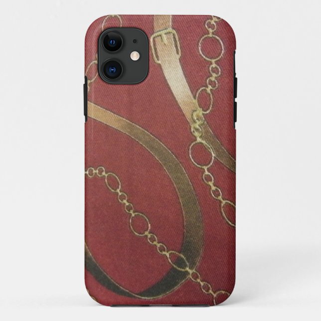 Capa Para iPhone Da Case-Mate Equestre inglês - Vermelho (Verso)