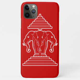 Capa Para iPhone Da Case-Mate Erawan Three Headed Elephant Lao / Laos Flag
