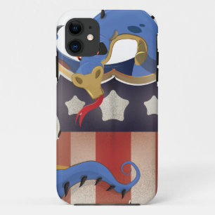 Capa Para iPhone Da Case-Mate Escudo Vintage do Dragon EUA