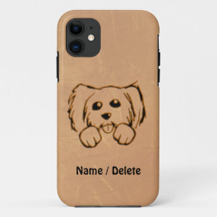 Capa Para iPhone Da Case-Mate Espreitando o filhote de cachorro pessoal