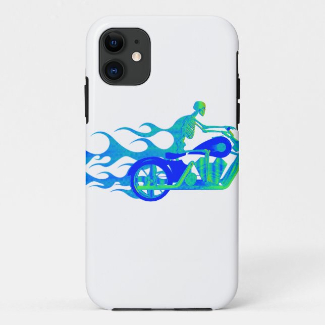 Capa Para iPhone Da Case-Mate Esqueleto em uma motocicleta (Verso)