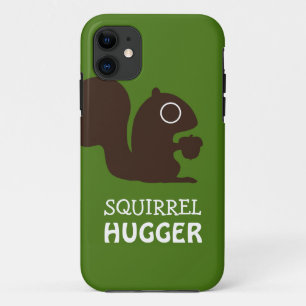 Capa Para iPhone Da Case-Mate Esquilo com texto personalizado