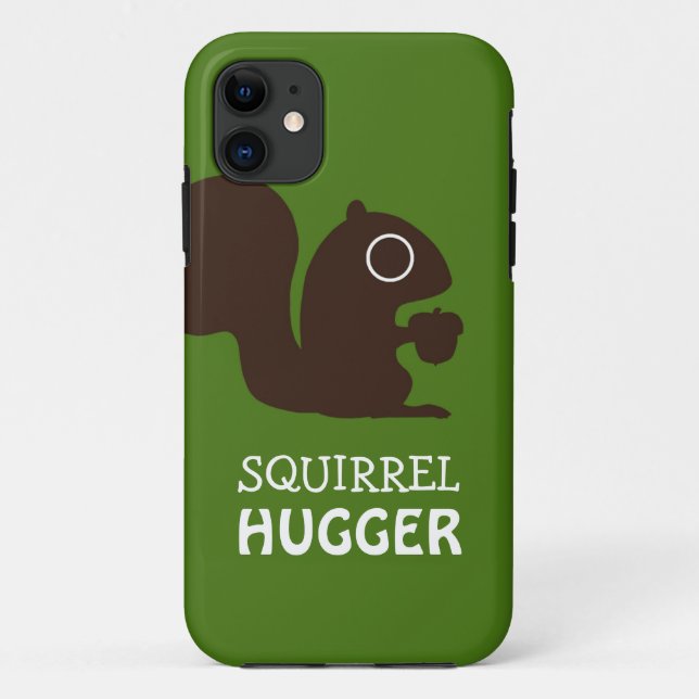 Capa Para iPhone Da Case-Mate Esquilo com texto personalizado (Verso)