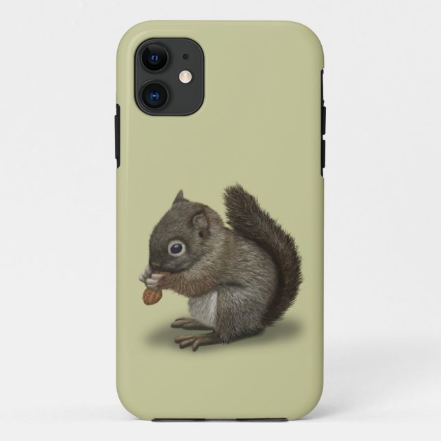 Capa Para iPhone Da Case-Mate Esquilo de Bebê (Verso)