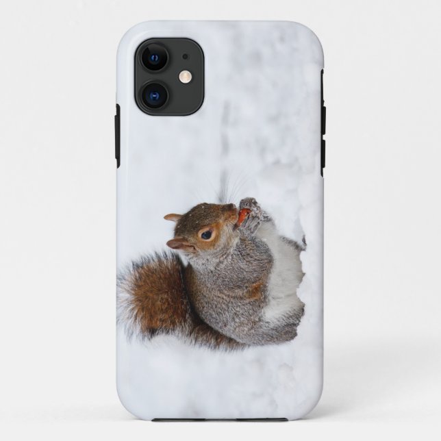 Capa Para iPhone Da Case-Mate Esquilo No Caso Do iPhone 5 De Inverno (Verso)