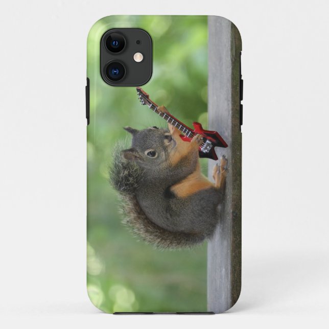Capa Para iPhone Da Case-Mate Esquilo que joga a guitarra elétrica (Verso)