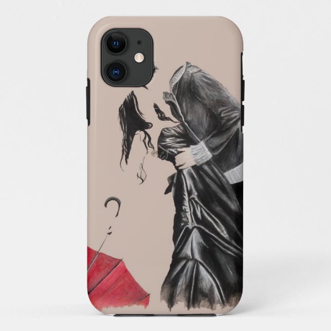 Capa Para iPhone Da Case-Mate Este guarda-chuva vermelho (Verso)