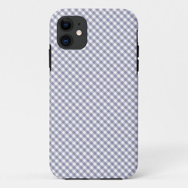 Capa Para iPhone Da Case-Mate Estojo xadrez gingado pálido (Verso)