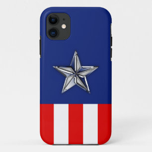 Capa Para iPhone Da Case-Mate Estrela das Cores Patrióticas Festivas