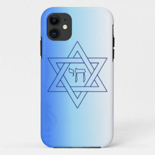 Capa Para iPhone Da Case-Mate Estrela de Davi Judaica Chai Hebraico